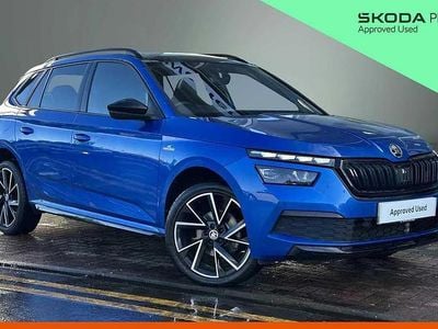 Used Skoda Kamiq Monte Carlo 147 HP (108 kW) 2023 Blue SUV