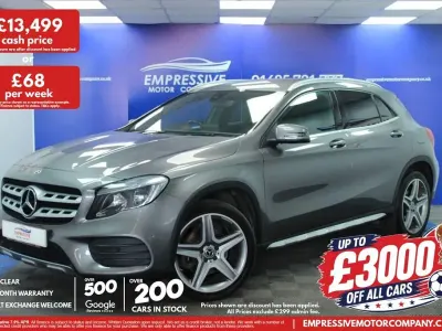 Used Mercedes GLA220 AMG line 170 HP (125 kW) 2018 Grey SUV