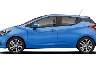 Used Nissan Micra Acenta 71 HP (52 kW) 2017 Blue Hatchback