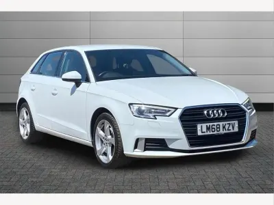 Used Audi A3 Sport 116 HP (85 kW) 2018 White Sedan