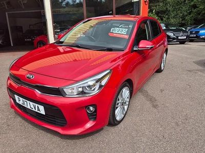 Red Used 2017 Kia Rio First Edition Hatchback | £6,495 (A bit pricey)