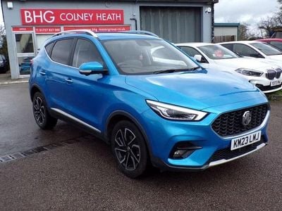 Used MG ZS Exclusive 111 HP (81 kW) 2023 Blue SUV