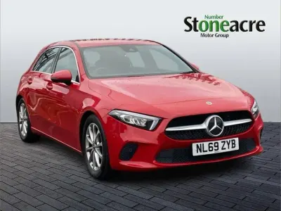 Used Mercedes A180 Executive 136 HP (100 kW) 2019 Red Hatchback