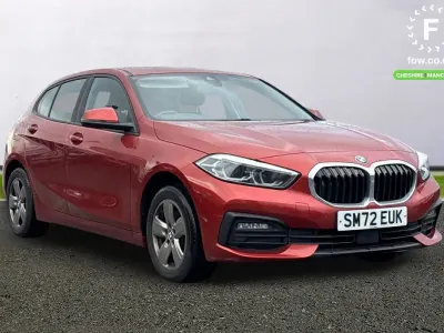 Begagnad BMW 116 Comfort Edition 2022 Orange Halvkombi