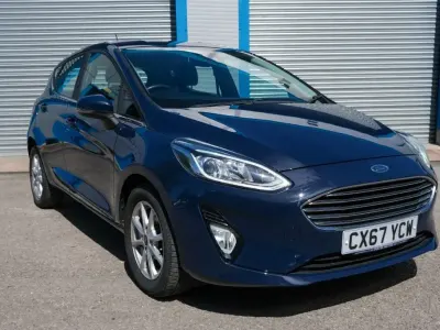 Used Ford Fiesta Zetec 100 HP (73 kW) 2017 Blue Hatchback
