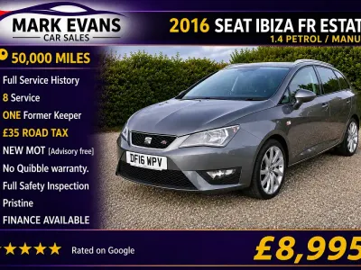 Begagnad Seat Ibiza ST FR 2016 Grå Kombi