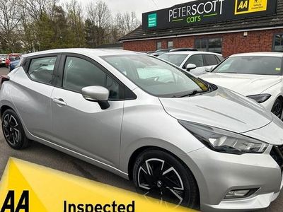 Begagnad Nissan Micra Acenta 92 HK (67 kW) 2021 Silver Halvkombi