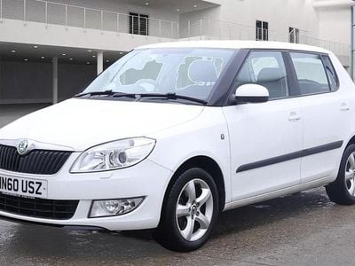 Used Skoda Fabia SE 105 HP (77 kW) 2011 White Hatchback