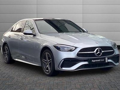 Used Mercedes C300e AMG Line Premium Plus 313 HP (230 kW) 2024 High tech silver Sedan