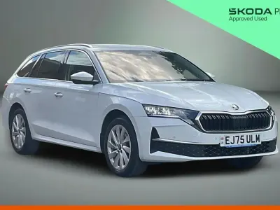 Used Skoda Octavia SE L 147 HP (108 kW) 2025 Moon white metallic Estate