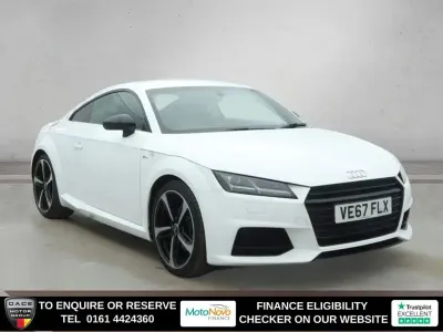 Used Audi TT Black Edition 180 HP (132 kW) 2018 White Coupe