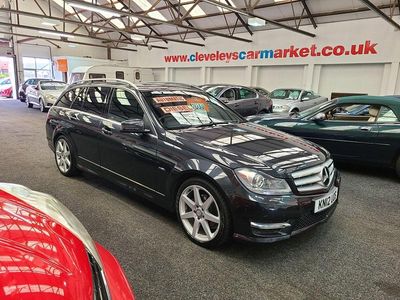 Used Mercedes C220 170 HP (125 kW) 2012 Black Estate