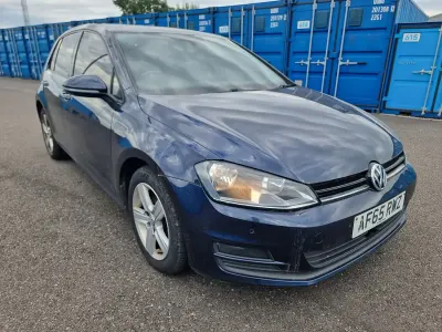 Used VW Golf VII Match 2015 Blue Hatchback