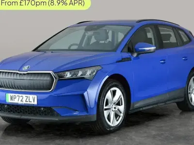 Used Skoda Enyaq iV ecoSuite 131 kW (179 HP) 2022 Blue SUV