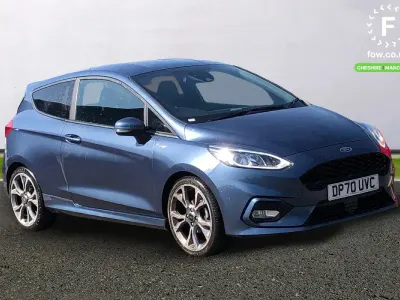 Used Ford Fiesta ST-Line X 125 HP (91 kW) 2020 Blue Hatchback