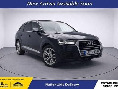 Used Audi Q7 S-Line 218 HP (160 kW) 2017 Blue SUV