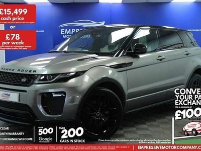 Used Land Rover Range Rover evoque HSE Dynamic 2017 Silver Estate