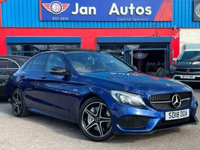 Begagnad Mercedes C43 AMG Premium 2018 Blå Sedan