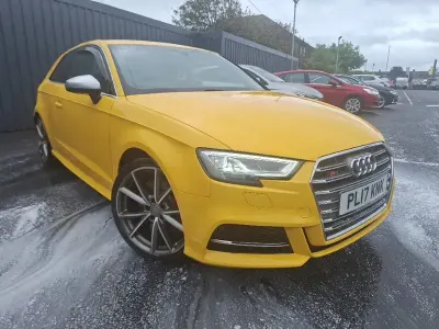 Used Audi S3 Sportback 310 HP (228 kW) 2017 Yellow Hatchback