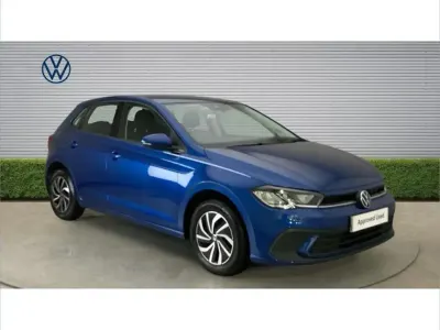 Used VW Polo Life 95 HP (69 kW) 2023 Blue Hatchback