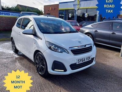 Used Peugeot 108 Active 68 HP (50 kW) 2014 White Hatchback