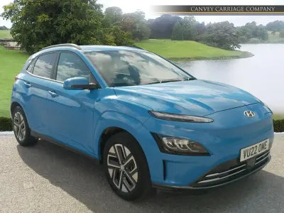 Second-hand Hyundai Kona Premium 100 kW (136 CP) 2022 Albastru SUV