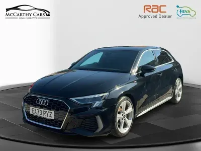 Used Audi A3 S-Line 108 HP (79 kW) 2023 Black Sedan