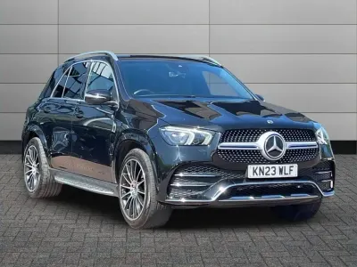 Begagnad Mercedes GLE400 AMG line 325 HK (239 kW) 2023 Svart SUV