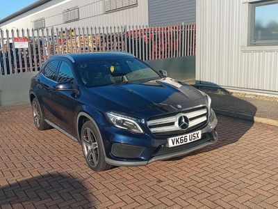 Used Mercedes GLA220 AMG line 177 HP (130 kW) 2016 Blue SUV