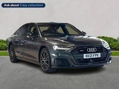 Used Audi A8 Black Edition 286 HP (210 kW) 2021 Grey Sedan