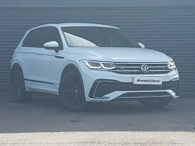 Used VW Tiguan R-line 150 HP (110 kW) 2021 White SUV