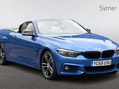 Usado BMW 420 M Sport 181 CV (133 kW) 2019 Azul Descapotable