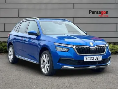 Used Skoda Kamiq SE L Executive 147 HP (108 kW) 2023 Blue SUV