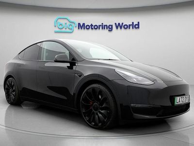 Black Used 2022 Tesla Model Y Performance SUV | £27,600 (Fair price)