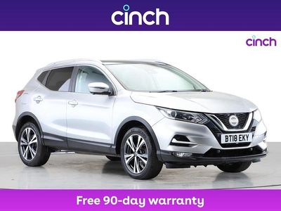 Silver Used 2018 Nissan Qashqai N-Connecta SUV | £9,999 (Fair price)
