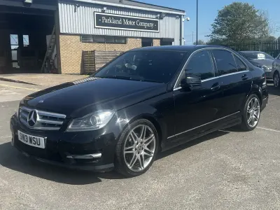 Begagnad Mercedes C250 AMG 2013 Svart Sedan