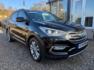 Black Used 2016 Hyundai Santa Fe Premium SUV | £9,290 (Fair price)