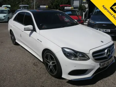 Used Mercedes E350 AMG 2013 White Sedan
