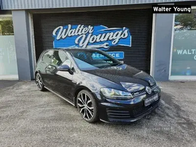 Used VW Golf VII GTD 184 HP (135 kW) 2017 Black Hatchback