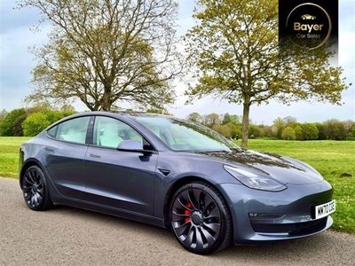 used Tesla Model 3 (Dual Motor) Performance Saloon 4dr Electric Auto 4WDE (Performance Upgrade) (449 bhp)
