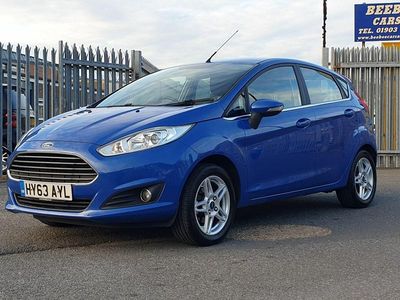 Used Ford Fiesta Zetec 82 HP (60 kW) 2013 Blue Hatchback
