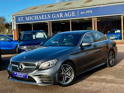 Second-hand Mercedes C300 AMG Line Premium 2018 Gri Berlinǎ