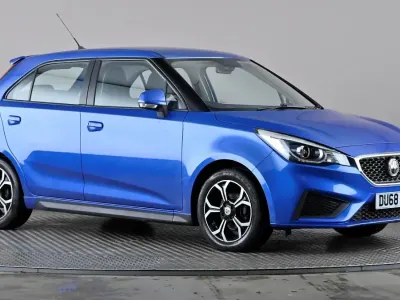 Usado MG MG3 Excite 106 HP (77 kW) 2018 Azul Citadino
