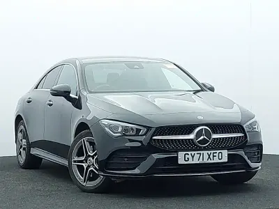 Used Mercedes CLA250 AMG Line Premium 218 HP (160 kW) 2022 Black Coupe