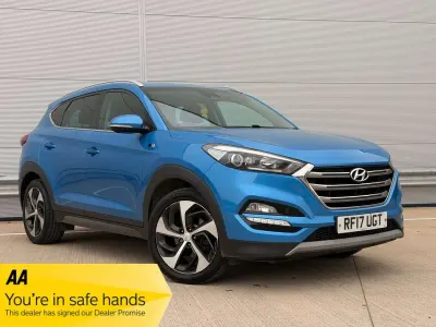 Second-hand Hyundai Tucson Edition 116 CP (85 kW) 2017 Albastru SUV