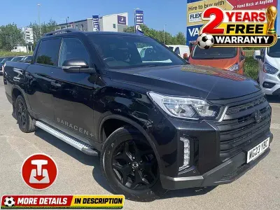 Used SsangYong Musso 202 HP (148 kW) 2023 Black Pickup