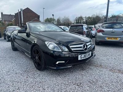 Used Mercedes E350 2010 Black Cabriolet