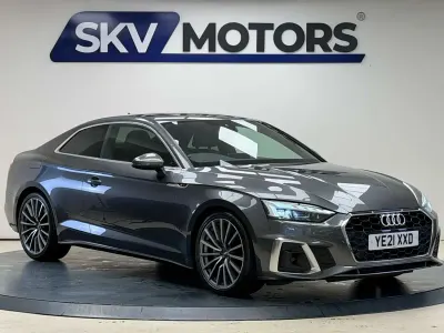 Używany Audi A5 S-Line 204 KM (150 kW) 2021 Szary Coupe