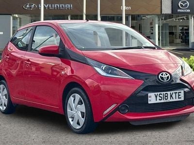 Used Toyota Aygo X-play 69 HP (50 kW) 2018 Red Hatchback