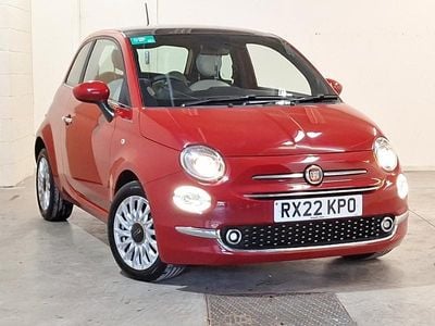 Red Used 2022 Fiat 500 Dolcevita Hatchback | £11,298 (Fair price)